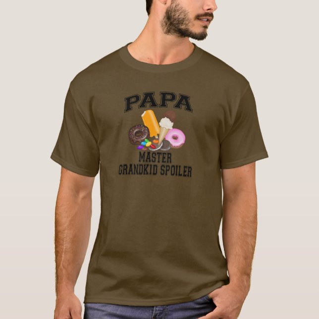 GrandkidSpoilerpappa T-shirt (Framsida)