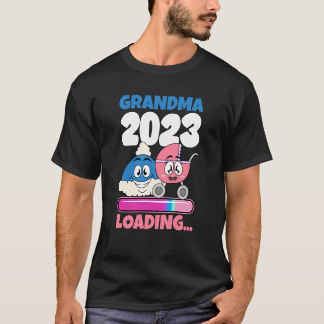 Grandma 2023 Loading 8 T Shirt (Framsida)