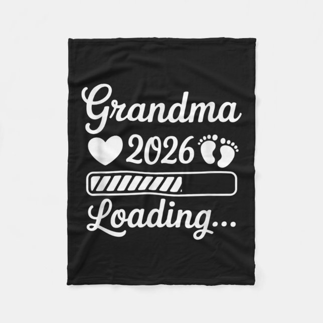 Grandma 2026 Loading Gravid annons New Gr Fleecefilt (Framsidan)
