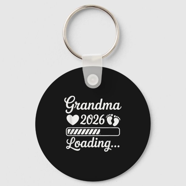 Grandma 2026 Loading Pregnancy Announcement New Gr Nyckelring (Framsida)
