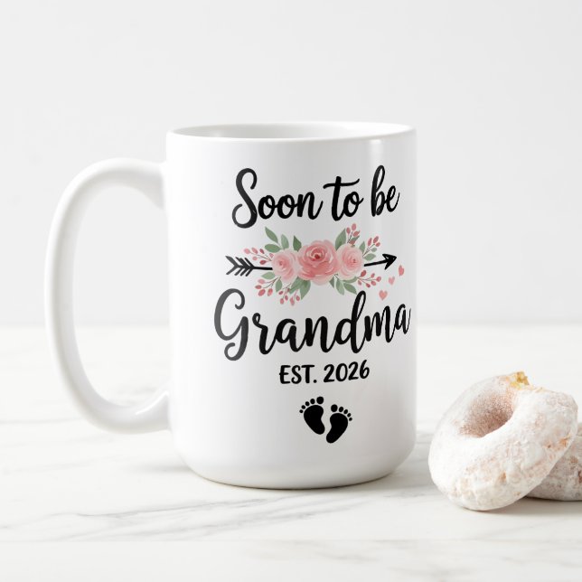 Grandma 2026 Soon to be Grandma 2026 Kaffemugg (Med munk)