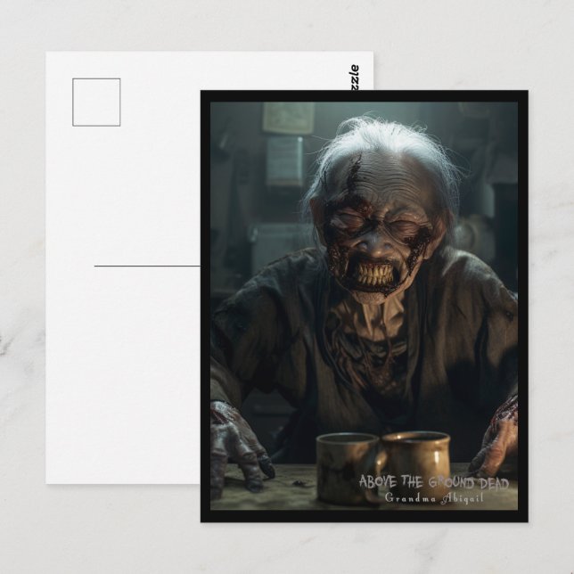 Grandma Abigail Vykort (Fram/baksida)