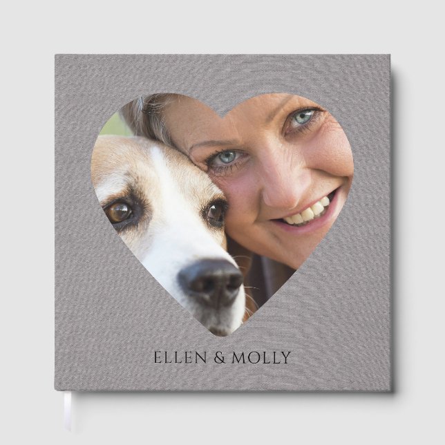 Grandma And Dog Photo Album Book Gästböcker (Framsida)