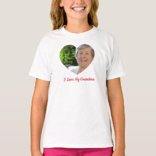 Grandma Anpassningsbar Photo Personlig Valentine D T Shirt