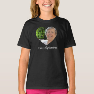 Grandma Anpassningsbar Photo Personlig Valentine D T Shirt