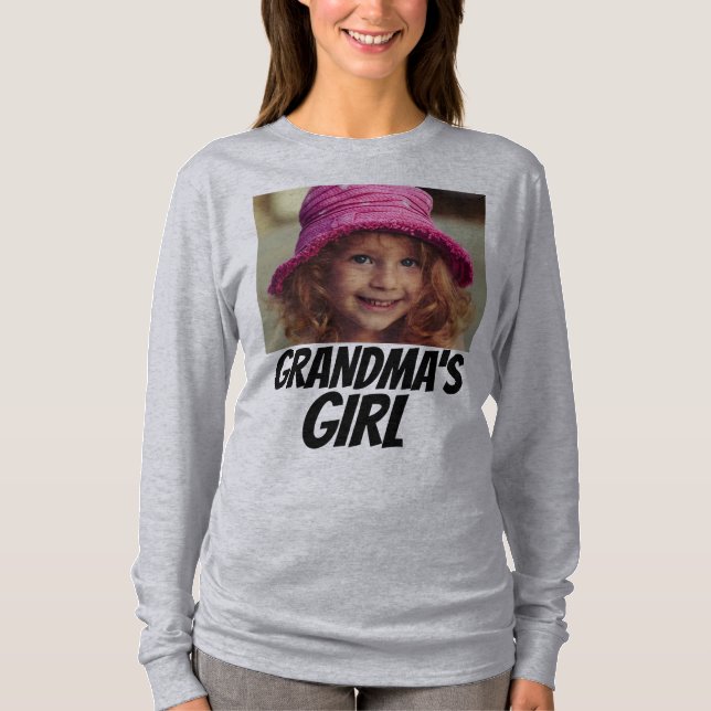 GRANDMA ANPASSNINGSBAR T-SHIRTS - LÄGG TILL GRANDC (Framsida)