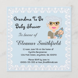 GrandMa att bli inbjudan till babyskor