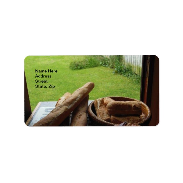 Grandma Baking Address-etikett Adressetikett (Framsidan)