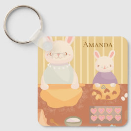 Grandma Baking Cookies Nyckelring