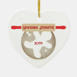 Grandma Baking Ornament Pepparkaksgubbe