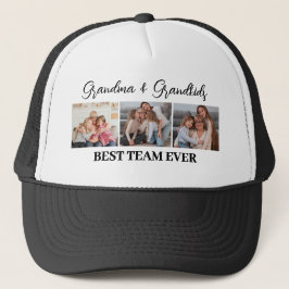 Grandma & Barnbarn Best Team, Anpassningsbar 3-fot Keps