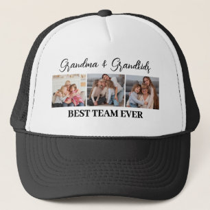 Grandma & Barnbarn Best Team, Anpassningsbar 3-fot Keps