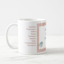 Grandma Barnbarn Cute Funny Bird Kaffemugg