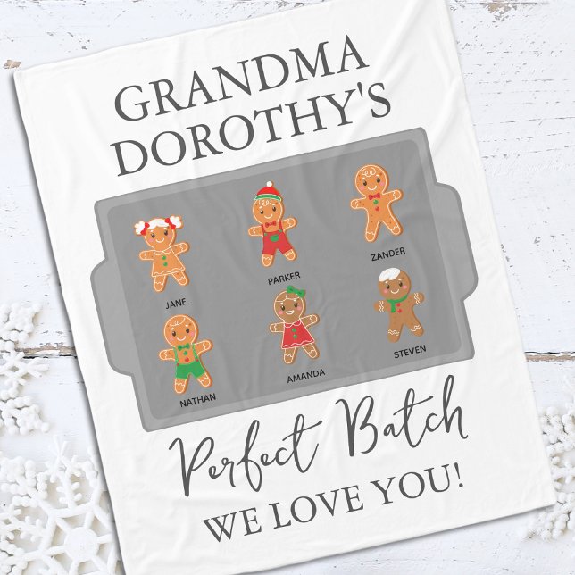 Grandma Barnbarn Kärlek Fleecefilt (Skapare uppladdad)