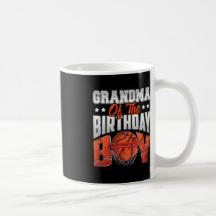 Grandma basketball födelsedagstag Boy Family Balle Kaffemugg