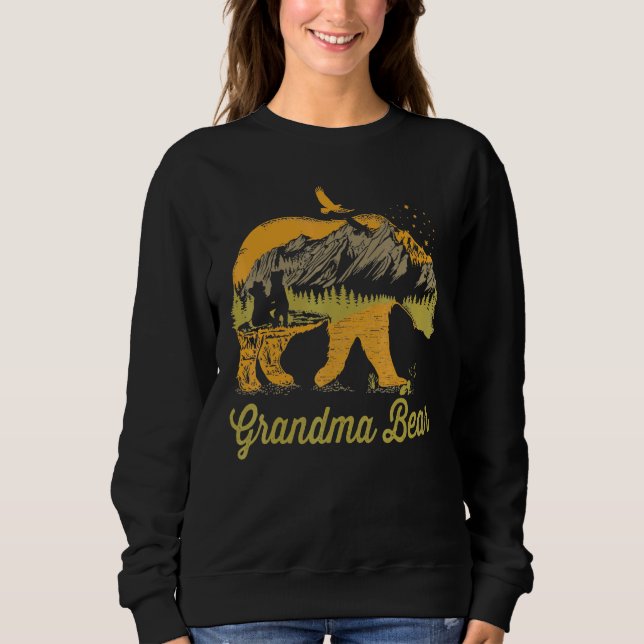 Grandma Bear Family T Shirt (Framsida)