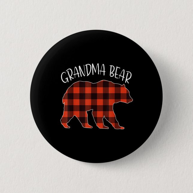 Grandma Bear jul jul Knapp (Framsida)