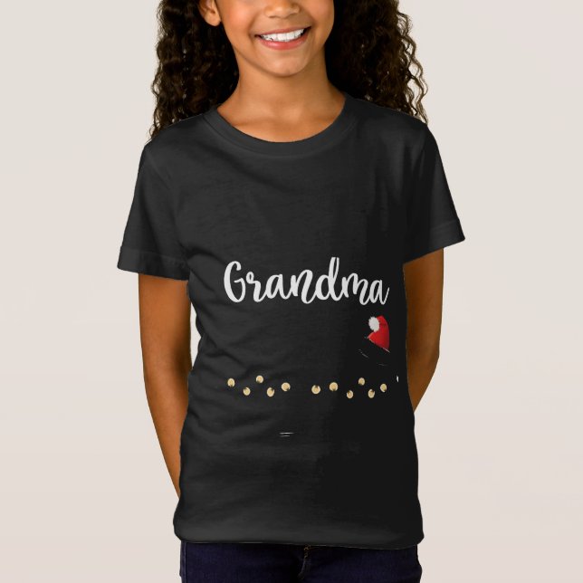 Grandma Bear jul jul Pajama T Shirt (Framsida)