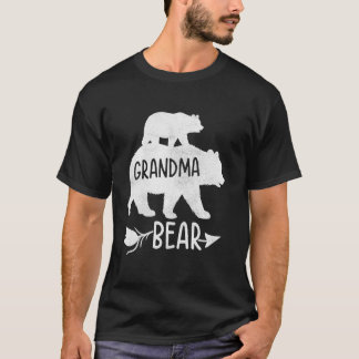Grandma Bear Matching Family Bear Mors dag Wome T Shirt