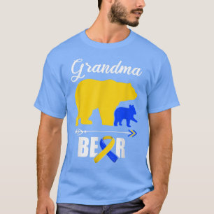 Grandma Bear T21 Grandkid, Down Syndrome Awarenes T Shirt