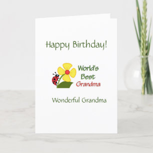 Grandma Best Sentimental Coronavirus Birthday Kort