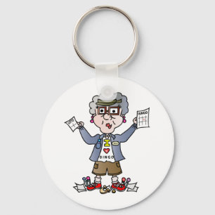 Grandma Bingo Nyckelring