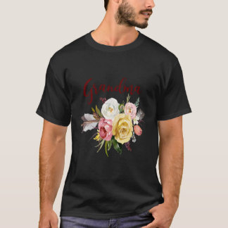 Grandma Boho Rustic Arrow Flower Bouquet Grandma G T Shirt