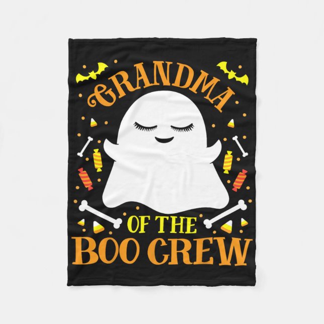 Grandma Boo Crew Ghost Matching Family Set Hallowe Fleecefilt (Framsidan)