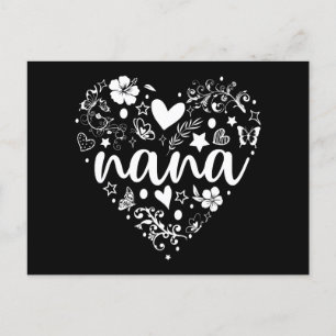 Grandma Card, Cute Nana Card, Mors dag Vykort
