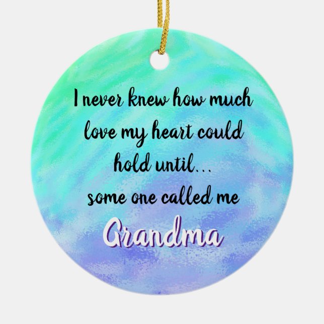 Grandma Ceramic Ornament (Framsidan)