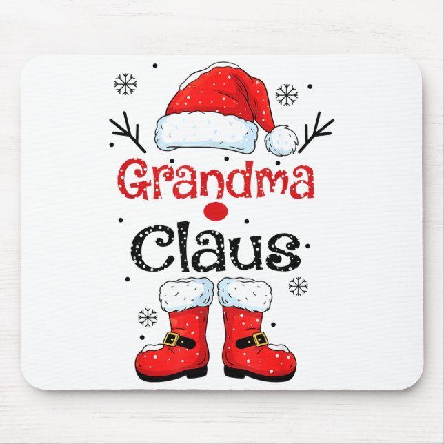 Grandma Claus Christmas Costume Pajama Family Matc Musmatta (Framsidan)