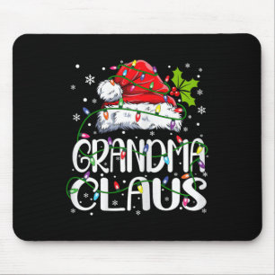Grandma Claus jul Ljus Pajama Family Match Musmatta