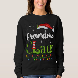 Grandma Claus Santa Pajamas Funny Gift Idea Kristu T Shirt