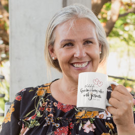 GRANDMA COFFEE MED JESUS Christian Quiet Time Kaffemugg