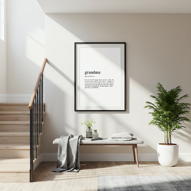 Grandma Definition Poster | Dictionary Style (Skapare uppladdad)