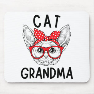 Grandma Devon Rex Cat Lovers Cat Nana Mors dag Musmatta