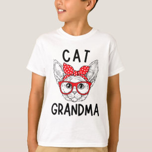 Grandma Devon Rex Cat Lovers Cat Nana Mors dag T Shirt