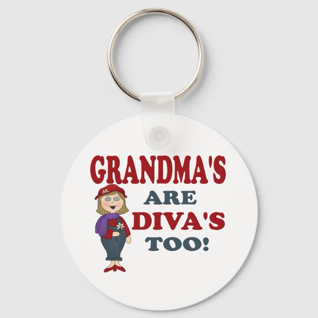 GRANDMA DIVA NYCKELRING (Framsida)