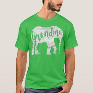 Grandma Elephant Funny Mors dag ger idéer för T Shirt