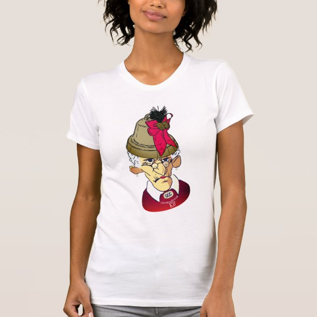 Grandma Elf Helgdag jul T-Shirt (Framsida)