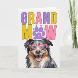 GrandMA English Shepherd GrandDOG Grandföräldrar D Helgkort