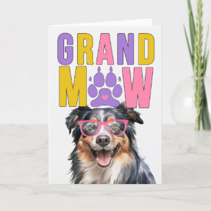 GrandMA English Shepherd GrandDOG Grandföräldrar D Helgkort