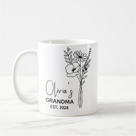 Grandma EST. 2024, New Grandma EST. Kaffemugg