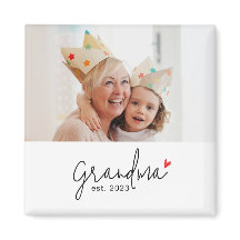 Grandma Established Photo Gift