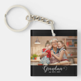 Grandma Established Script Gift Photo