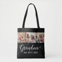 Grandma Established Script Gift Photo
