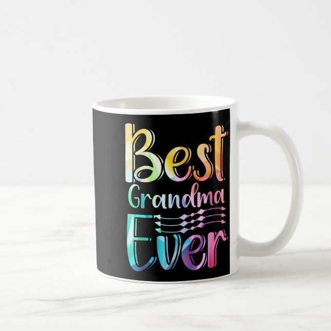 Grandma Ever Gift Graphic Art Text Quote Design  Kaffemugg (Höger)