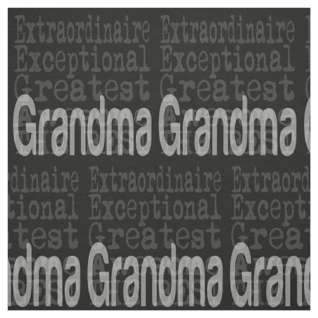 Grandma Extraordinaire Tyg (Provkarta)