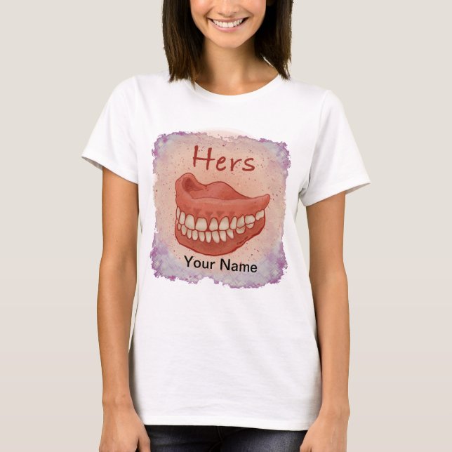 Grandma False Teeth T Shirt (Framsida)