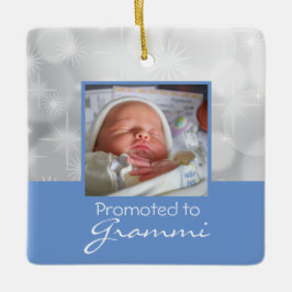 Grandma First jul Photo Ornament - Pojke